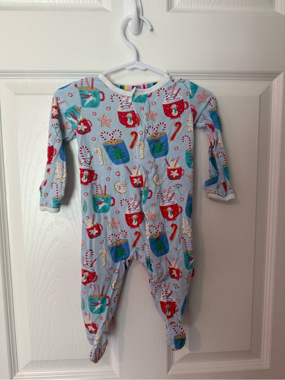 Magnetic Me Light Blue Holiday Mug & Candy Cane Footed One-Piece